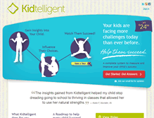 Tablet Screenshot of kidtelligent.com